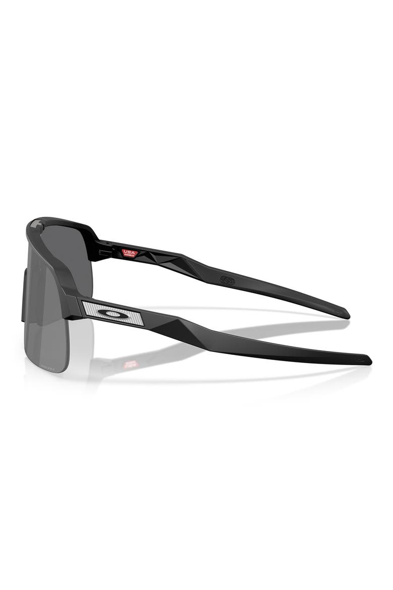 Prizm™ Everyday 34mm Rectangular Sunglasses, Alternate, color, MATTE BLACK PRIZM BLACK