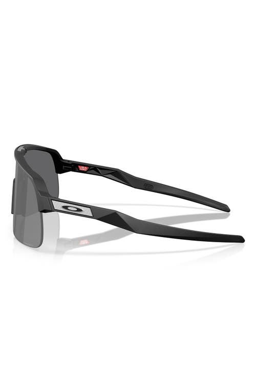 Oakley Prizm™ Everyday 34mm Rectangular Sunglasses In Matte Black Prizm Black