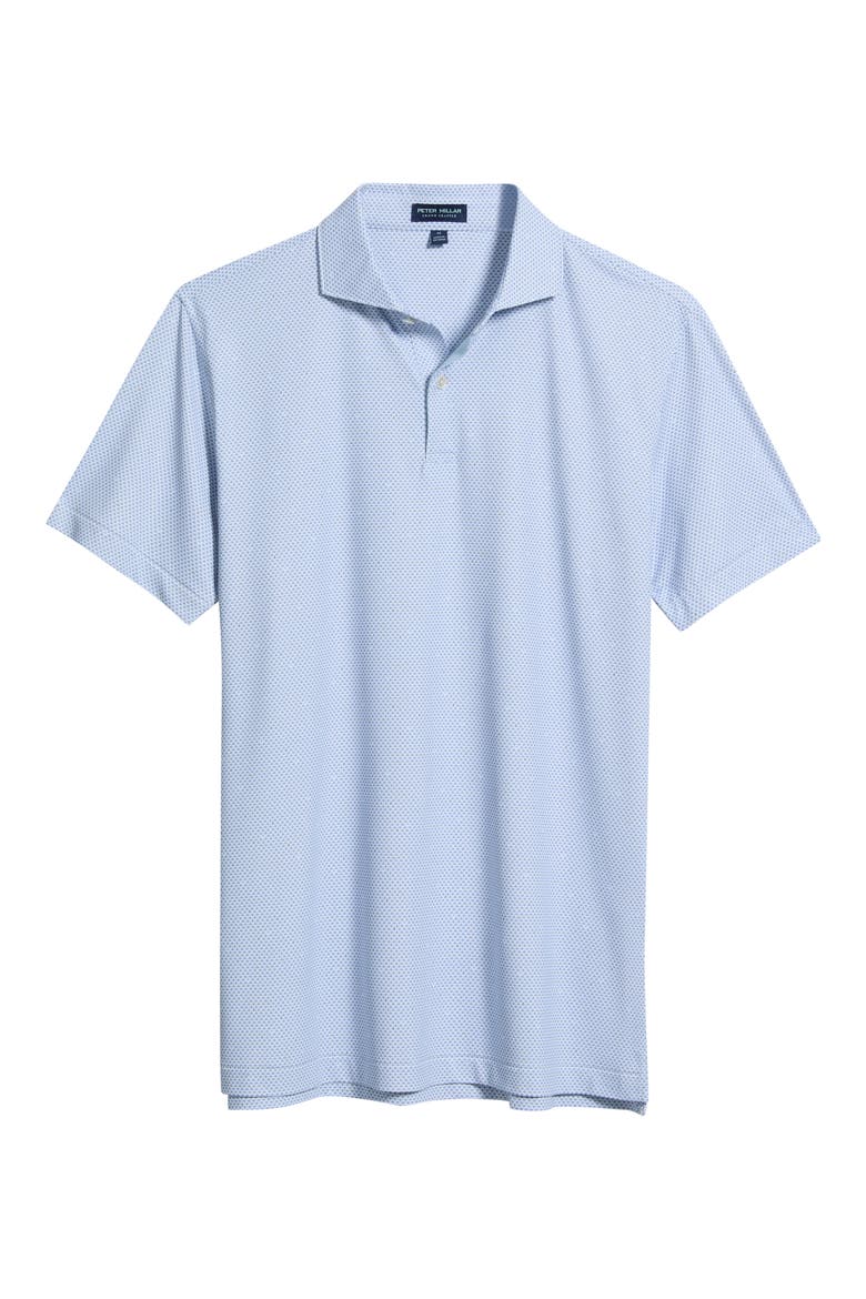 Endives Performance Jersey Polo, Alternate, color, WHITE / WINDY BLUE