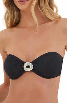 ViX Paula Hermanny Solid Sama Bandeau Bikini Top