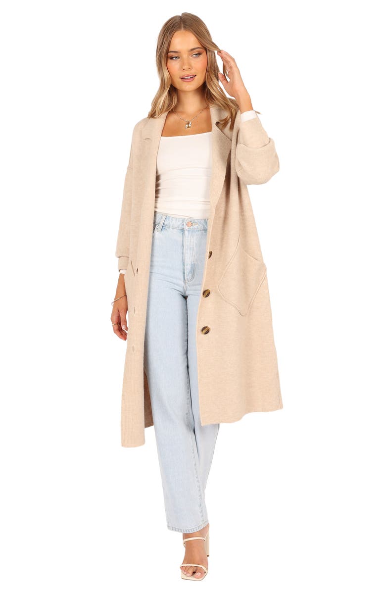 Petal & Pup Ivy Coatigan Sweater, Alternate, color, Oatmeal