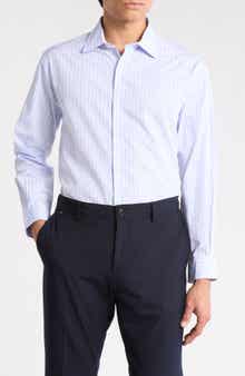 Brooks Brothers Regular Fit Plaid Cotton Dress Shirt