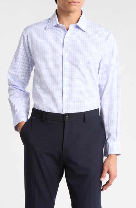 Brooks Brothers Regular Fit Plaid Cotton Dress Shirt