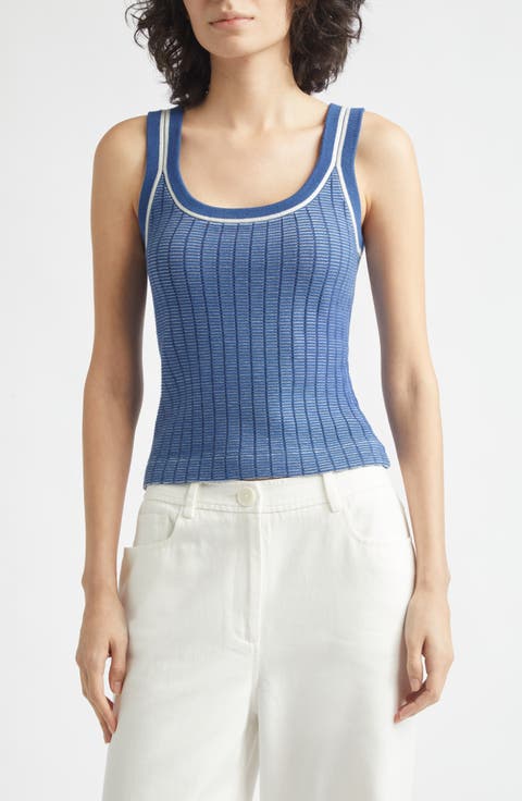 Freja Rib Scoop Neck Knit Tank