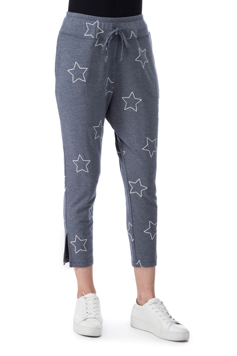 Pascale French Terry Crop Pants, Alternate, color, NAVY STAR