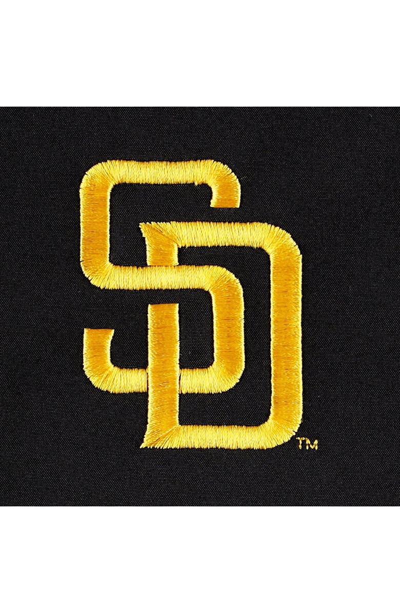 DUNBROOKE Men's Dunbrooke Black/Heather Gray San Diego Padres Alpha Full-Zip Jacket, Alternate, color, Black