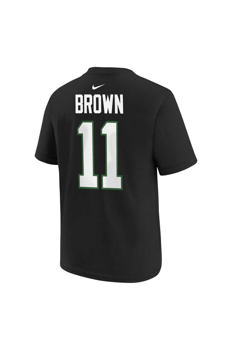 Nike Youth Nike A.J. Brown Black Philadelphia Eagles Player Name & Number T-Shirt, Alternate, color, Black