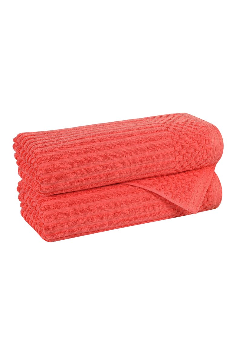 2-Pack Bath Towel Set, Main, color, CORAL