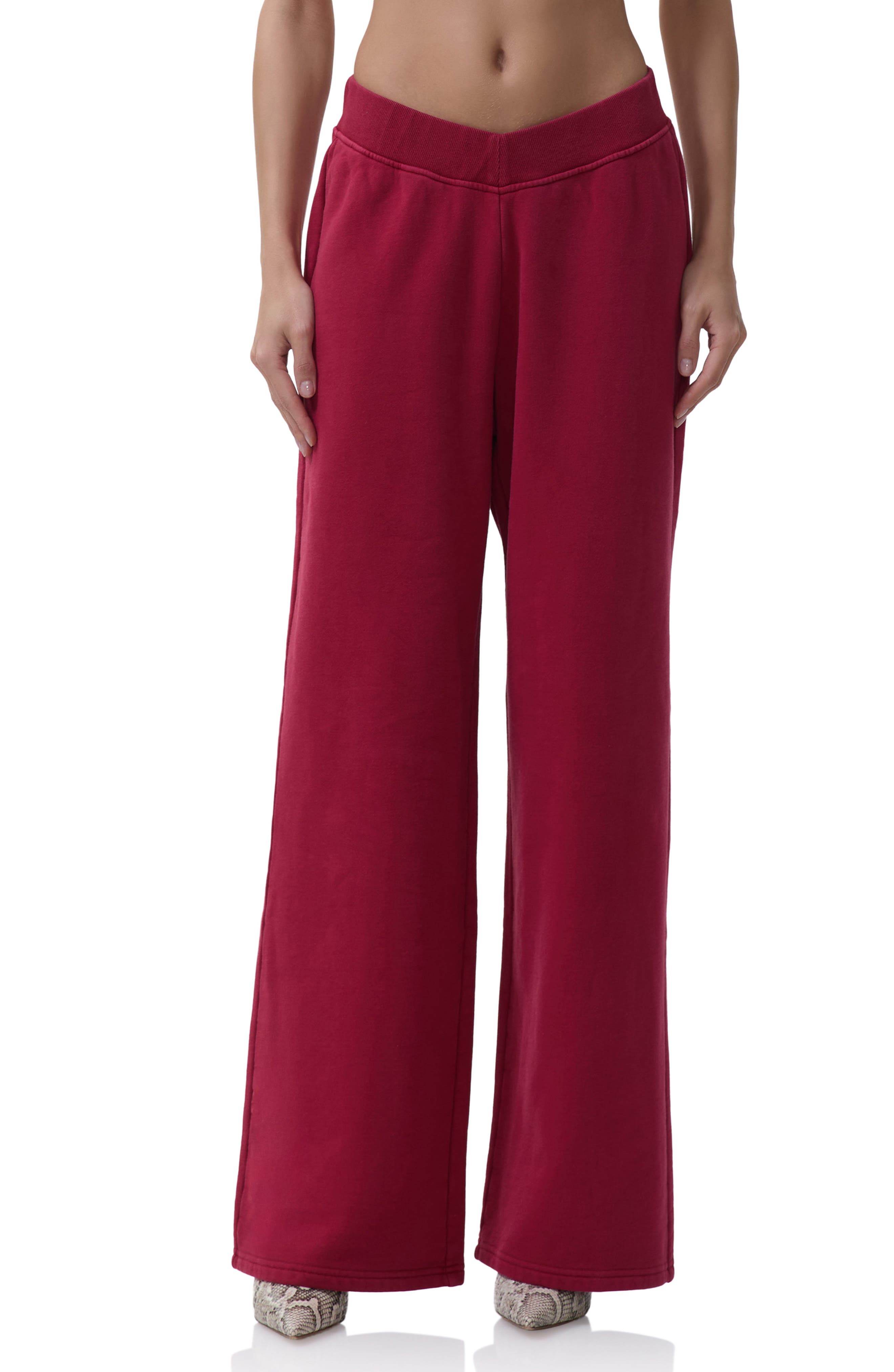 AFRM Dustin V-Waist Wide Leg Sweatpants