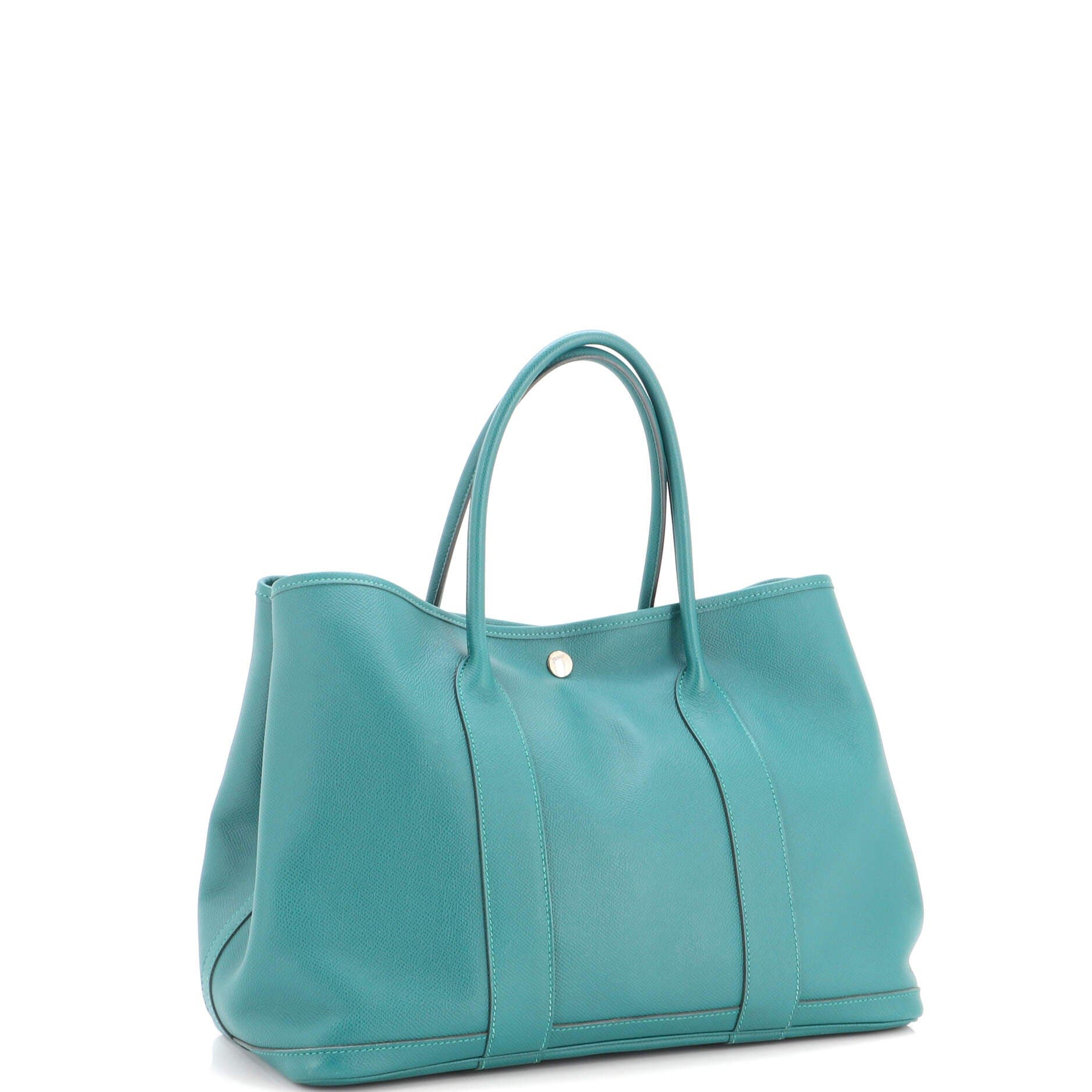 Garden Party Tote Leather 36, Alternate, color, Green