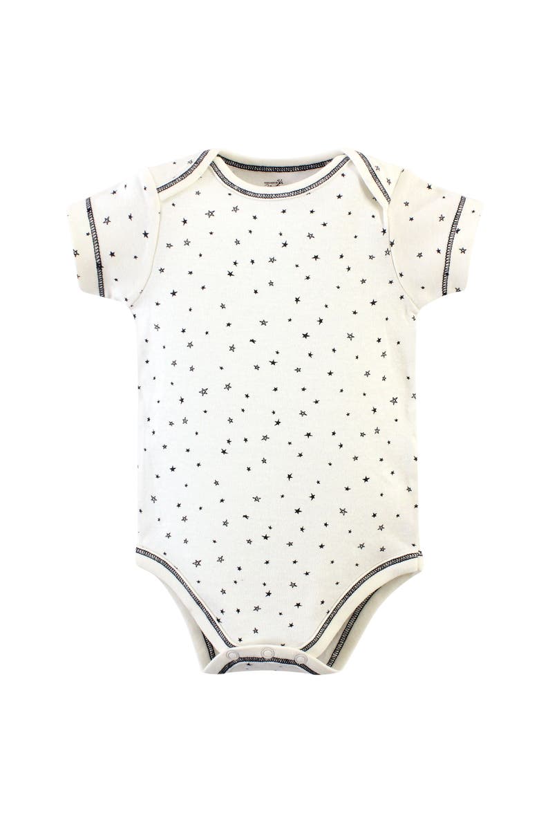 Touched by Nature Organic Cotton Infant One-Pieces, Alternate, color, Mr. Moon