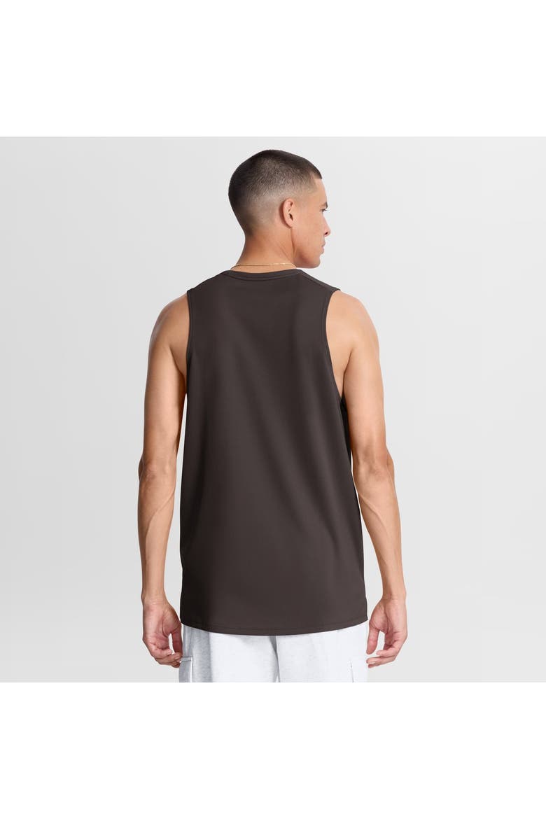 Men's Nike Brown Cleveland Browns Kickoff Miler Dri-FIT Tank​ Top, Alternate, color, Brown