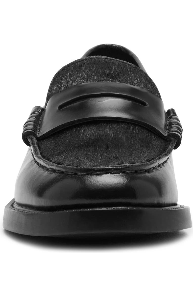 Steve Madden Madison Genuine Calf Hair Penny Loafer, Alternate, color,