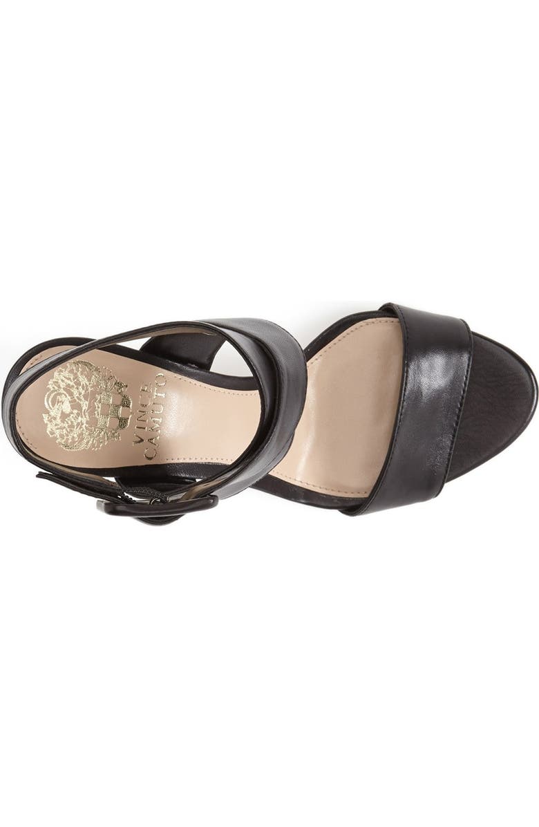 Vince Camuto 'Casara' Snake Embossed Leather Sandal, Alternate, color,