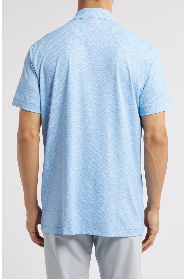 Crown Crafted Avenue Wheel Print Performance Polo, Alternate, color, ANGELITE