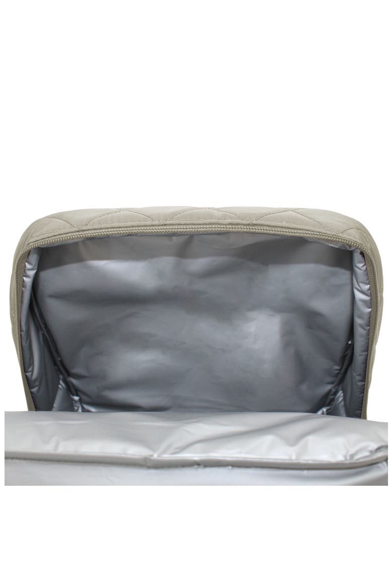 Diamond Quilted Lunch Bag, Alternate, color, SAGE