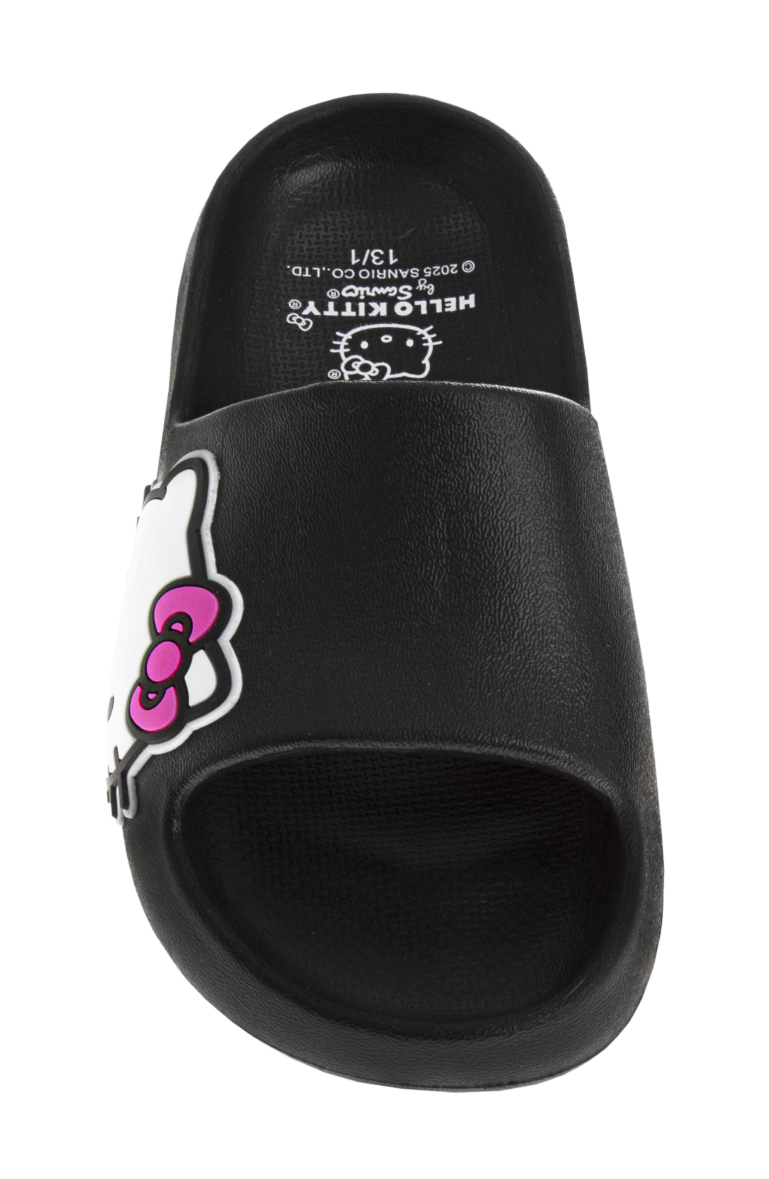 JOSMO Kids' Hello Kitty<sup>®</sup> Slide Sandal, Alternate, color, Black