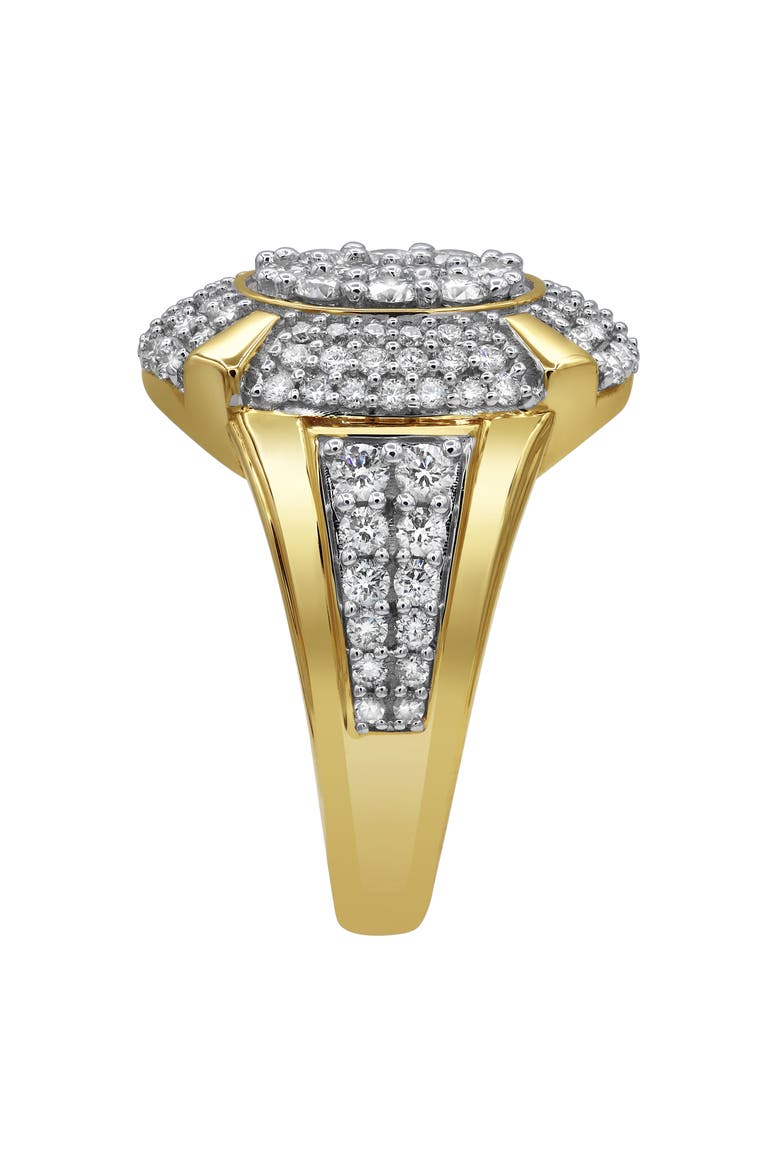 Colosseum 14K Yellow Gold Diamond Men Statement Ring - 1.83ct., Alternate, color, 14K Yellow Gold