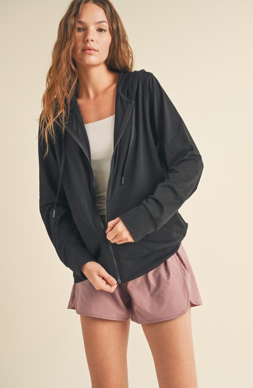 WISHLIST WISHLIST SOFT ATHLETIC ZIP HOODIE 
