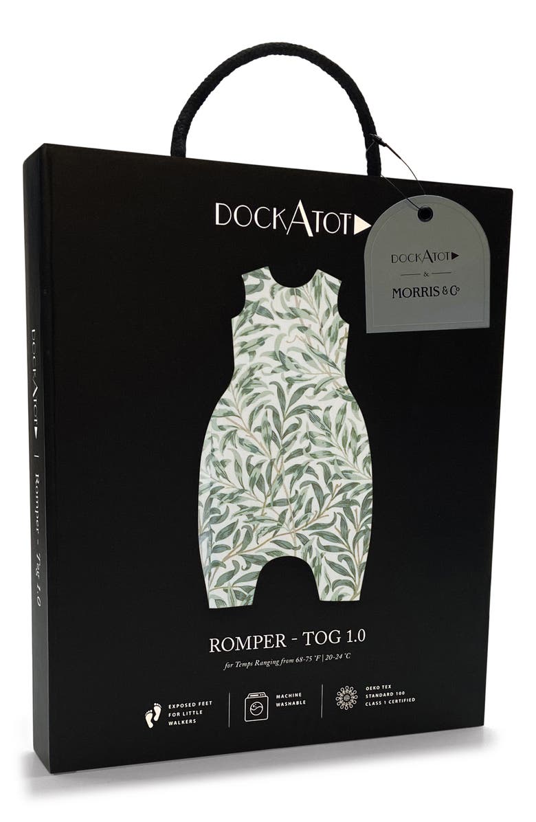 DockATot Print Cotton Pajama Romper, Alternate, color,