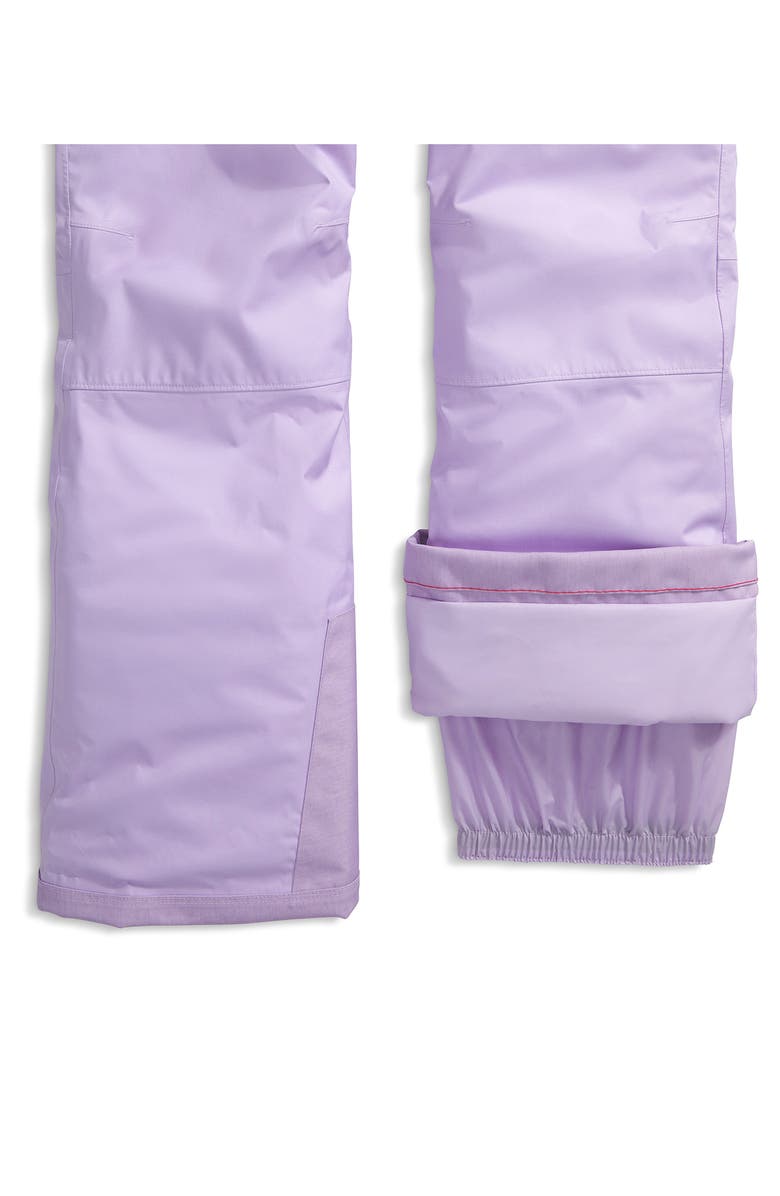 The North Face Kids' Freedom Waterproof Insulated Pants, Alternate, color, Lite Lilac