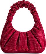 JW PEI Gabbi Rhinestone Ruched Hobo