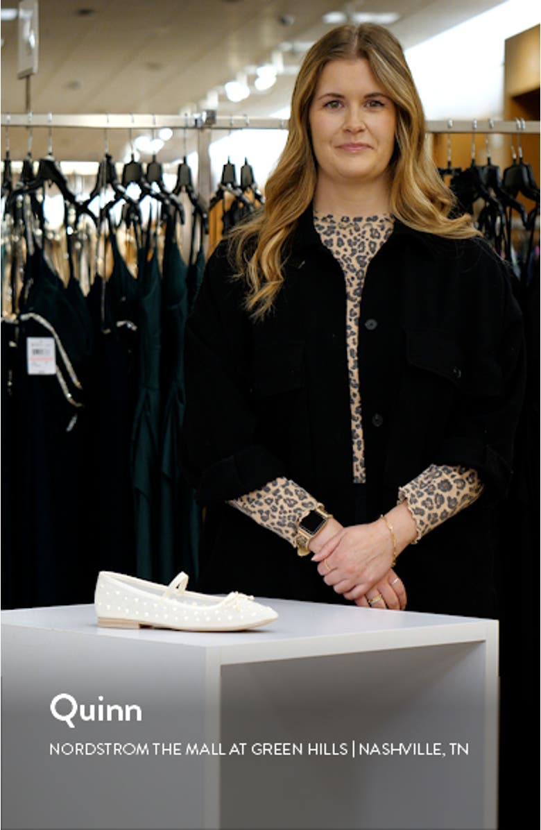 Cadel Imitation Pearl Mary Jane Flat, sales video thumbnail