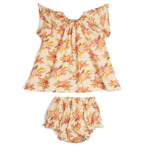 Organic Cotton Dress and Bloomer Set (Baby)