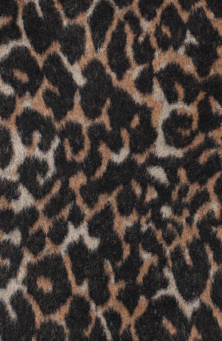 Petal & Pup Vanna Leopard Tie-Front Jacket, Alternate, color, Leopard