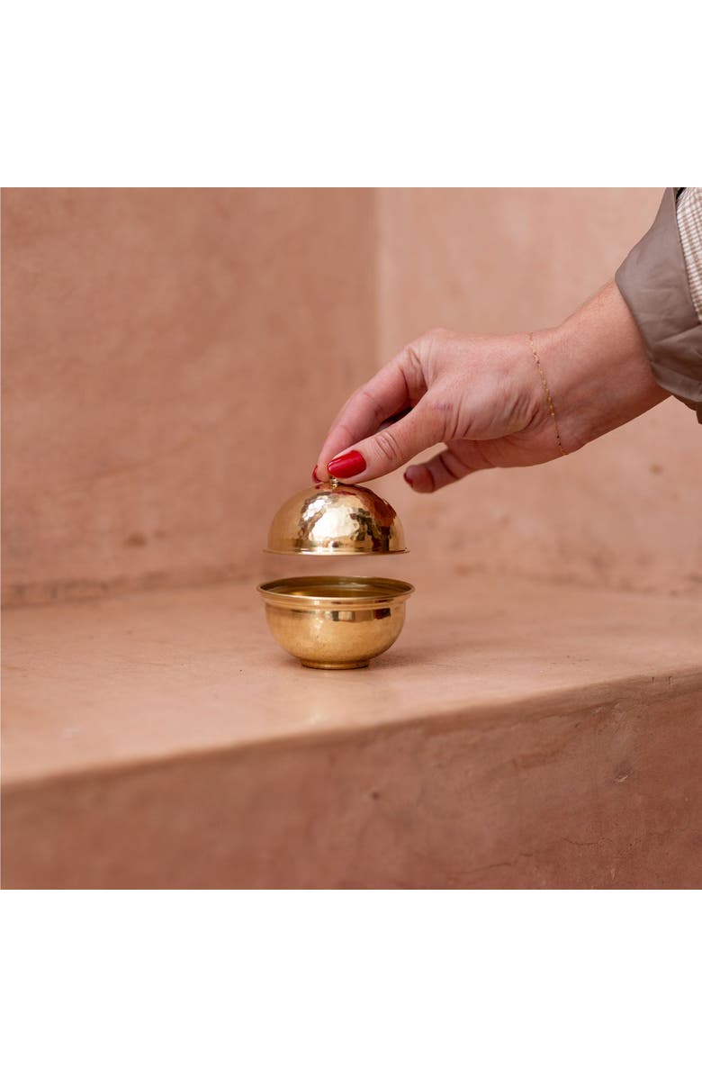 Apartment F Handcrafted Brass Trinket Dish, Alternate, color, 