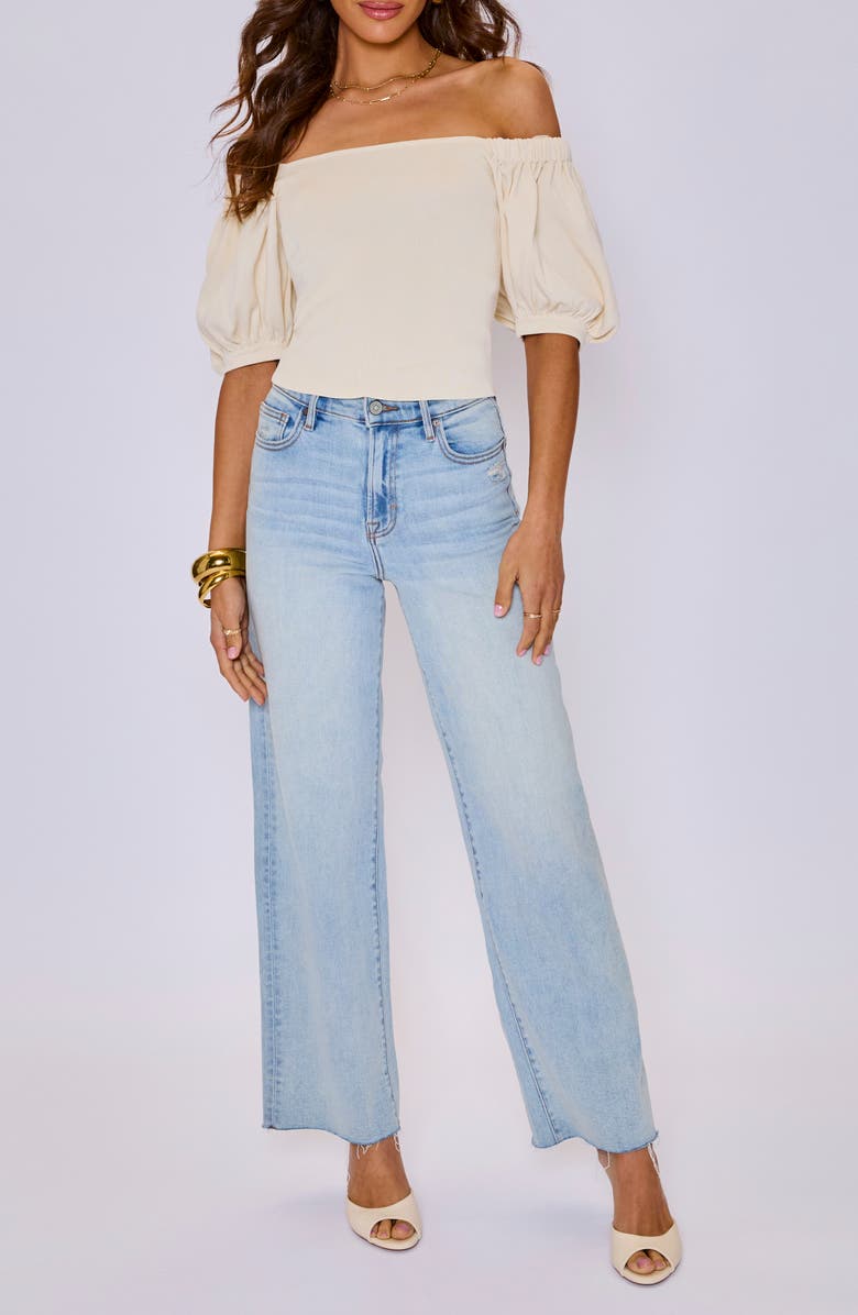 VICI Collection Lila Puff Sleeve Knit Top, Alternate, color, 