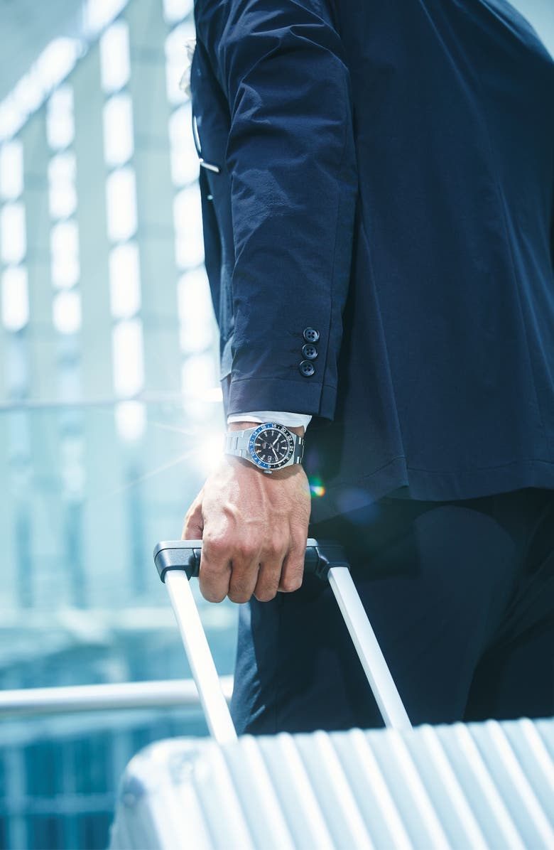 Citizen Series 8 880 GMT Automatic Bracelet Watch, 41mm, Alternate, color, Silver-Tone