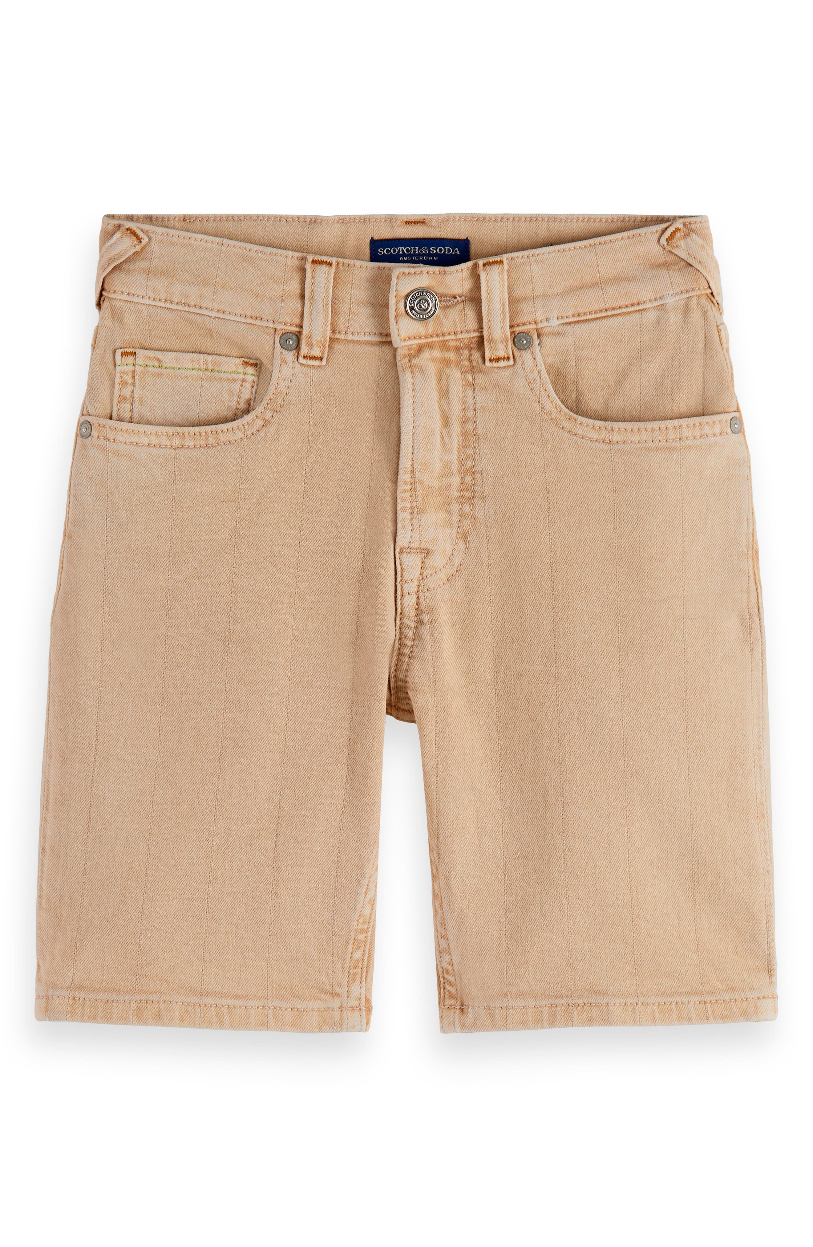 Scotch & Soda Kids' Pitch Loose Fit Denim Shorts