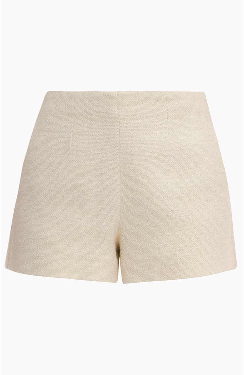 Rebecca Taylor Margot Tweed Short, Alternate, color, Cream