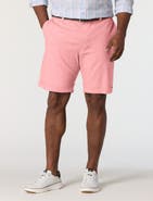 Oak Hill by DXL Big & Tall Linen-Blend Tech Shorts