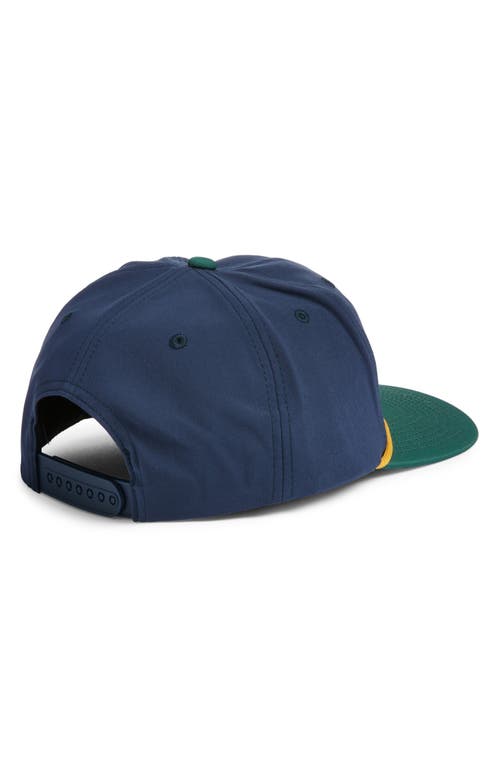 Swannies Tobin Snapback Baseball Cap In Midnight Navy