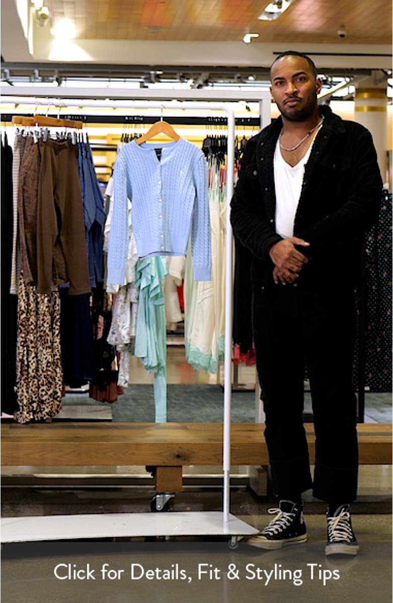 Kids' Mini Cable Knit Cardigan, sales video thumbnail