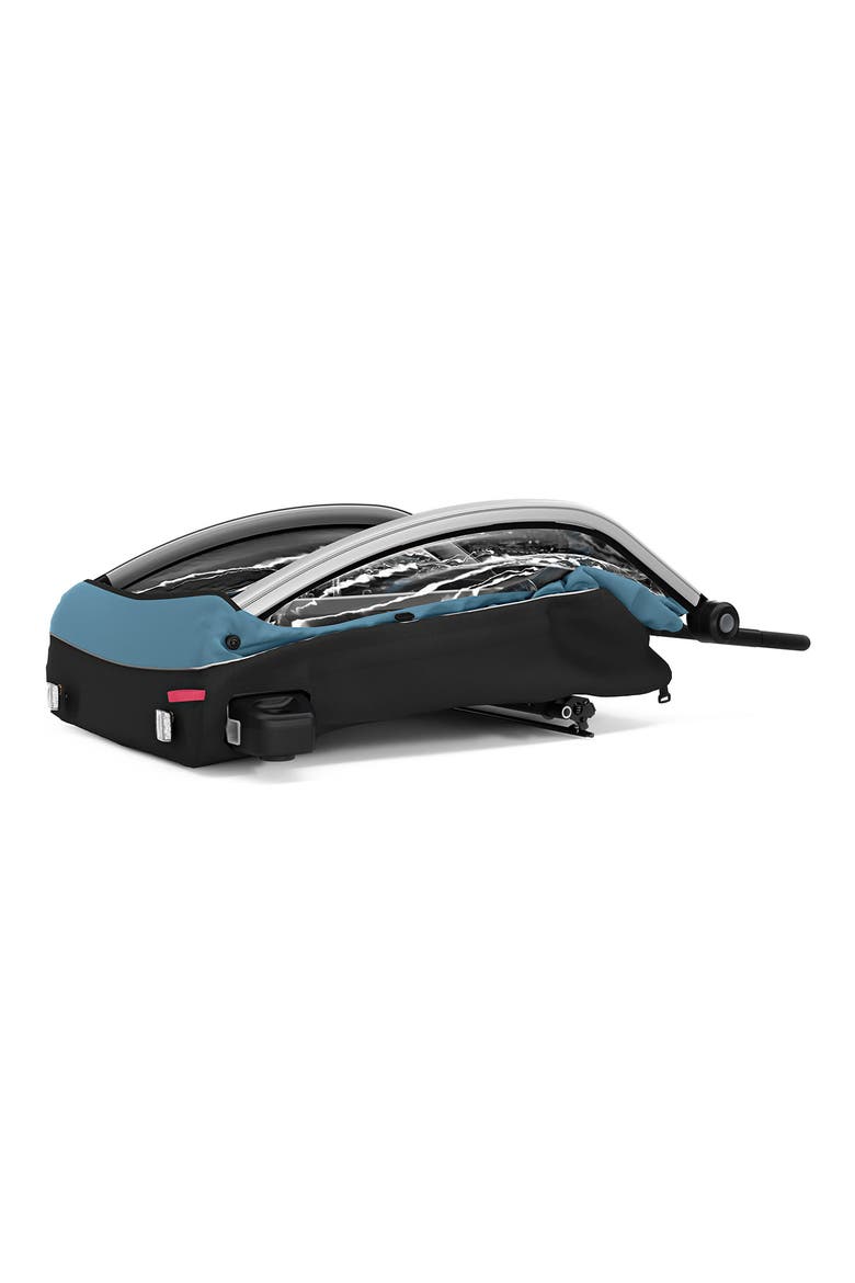 Courier Bike Trailer & Aion Sling Pack, Alternate, color, AEGEAN BLUE