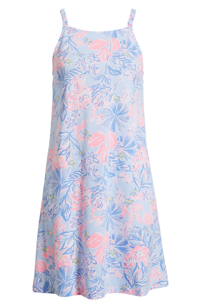 Lilly Pulitzer<sup>®</sup> Kyleigh Floral Cotton Dress, Alternate, color, Multi Elephant Splash