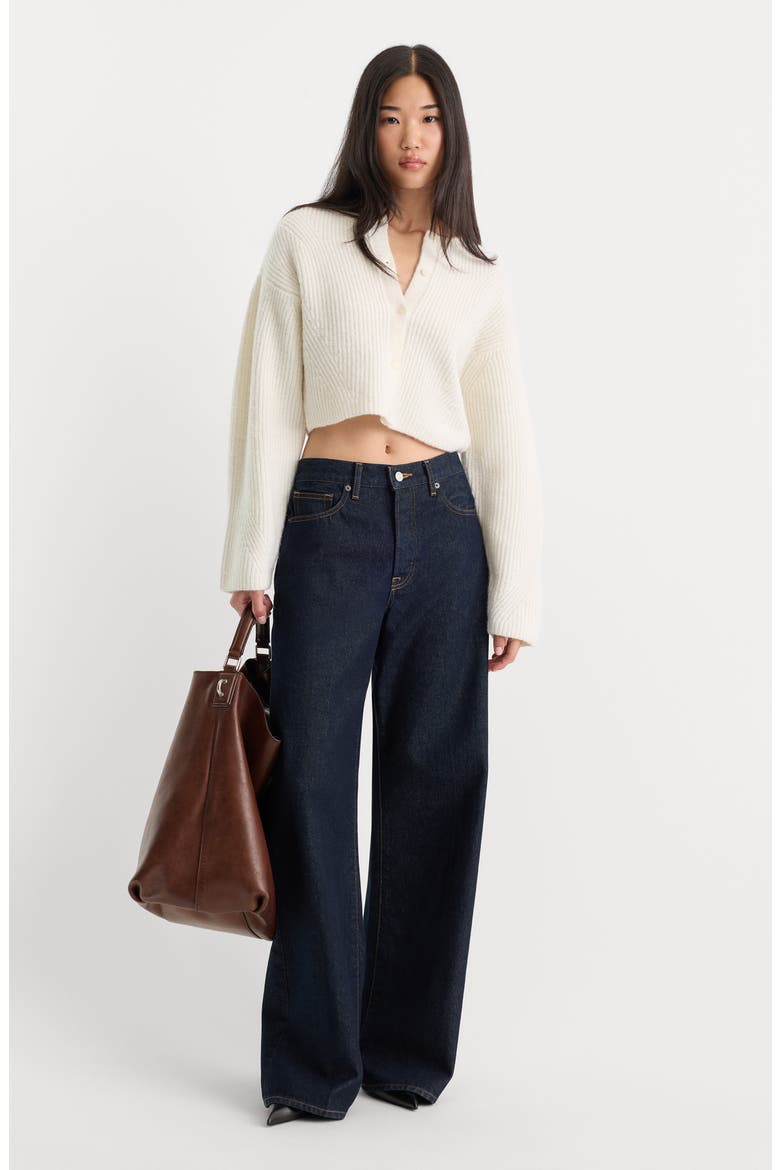 The Chunky Knit Cardigan, Alternate, color, CHALK