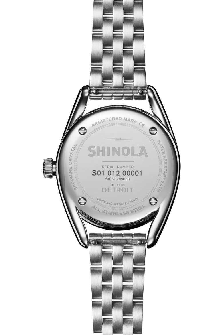 Derby Bracelet Watch, 30.5mm, Alternate, color, BLUE/ SILVER