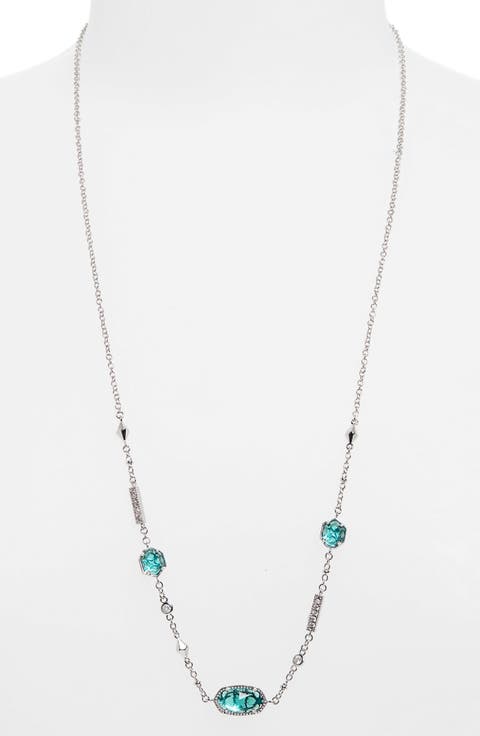 Maddie Long Station Necklace