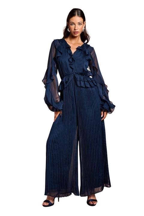 Soft Chiffon Frill Jumpsuit