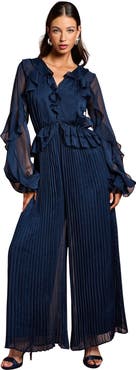 Coast Soft Chiffon Frill Jumpsuit