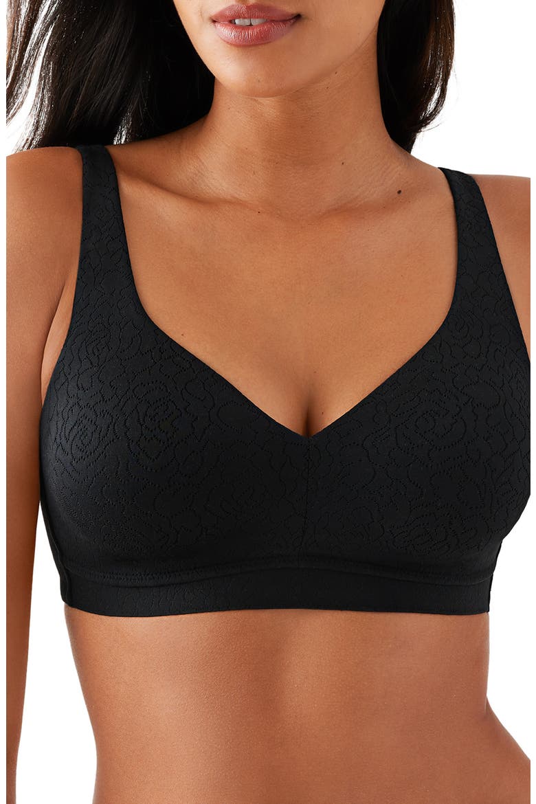 Inside Job™ Wireless Bra, Main, color, BLACK
