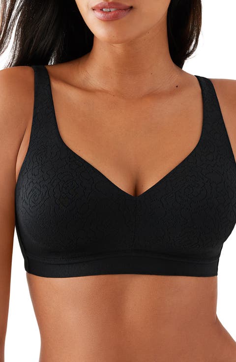 【604SERVICE】 HARD TO GER BRALETTE IN BLACK Women's Free Range Organic Cotton Bralette | Duluth Trading