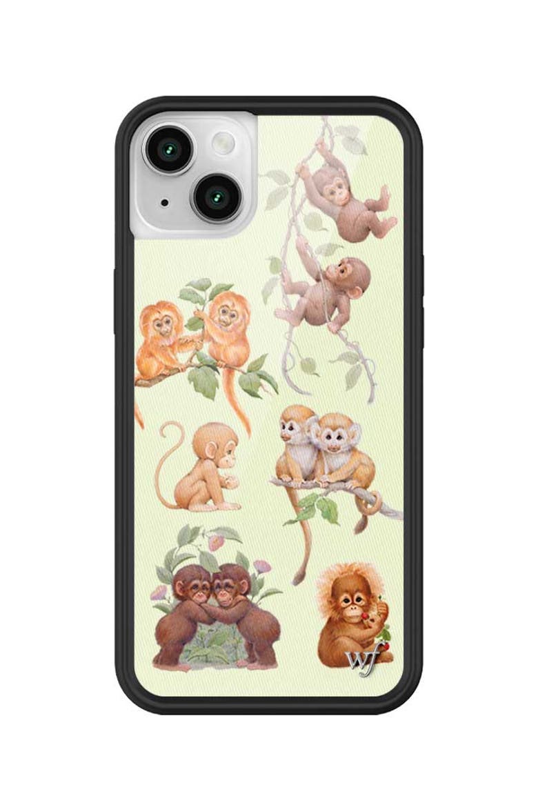 Monkey Biz iPhone Case, Alternate, color, Green