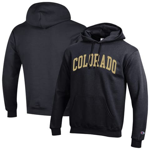 Men's Champion  Black Colorado Buffaloes Basic Arch Fleece Pullover Hoodie