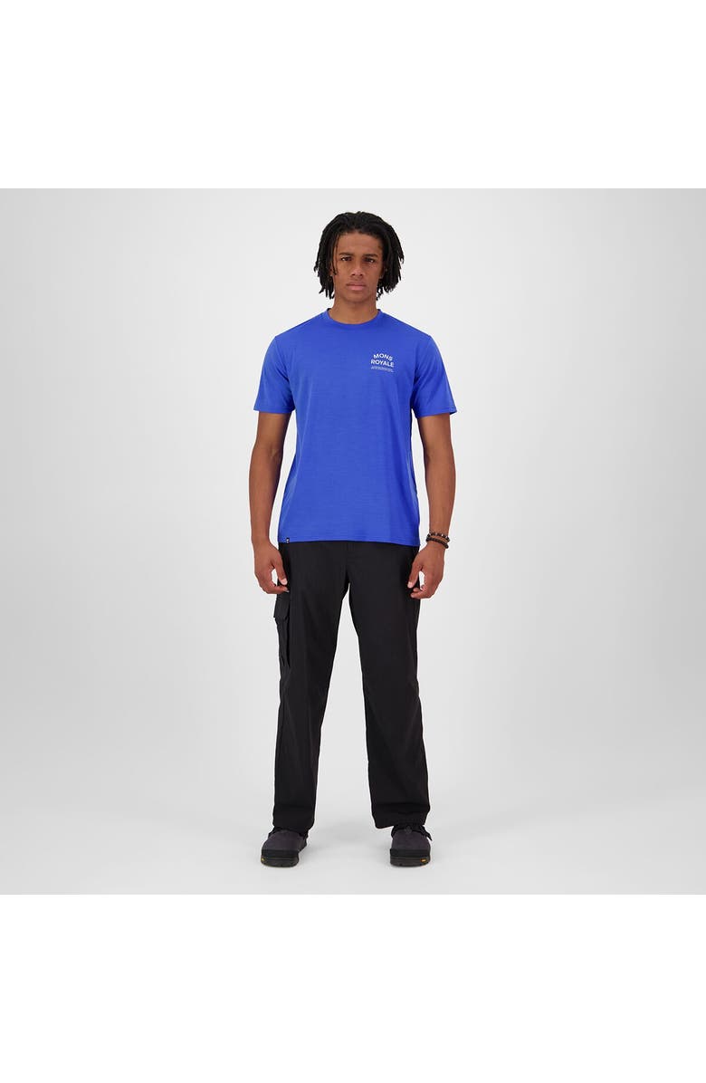 Mons Royale Icon Merino T-Shirt - Men's, Alternate, color, Ultramarine