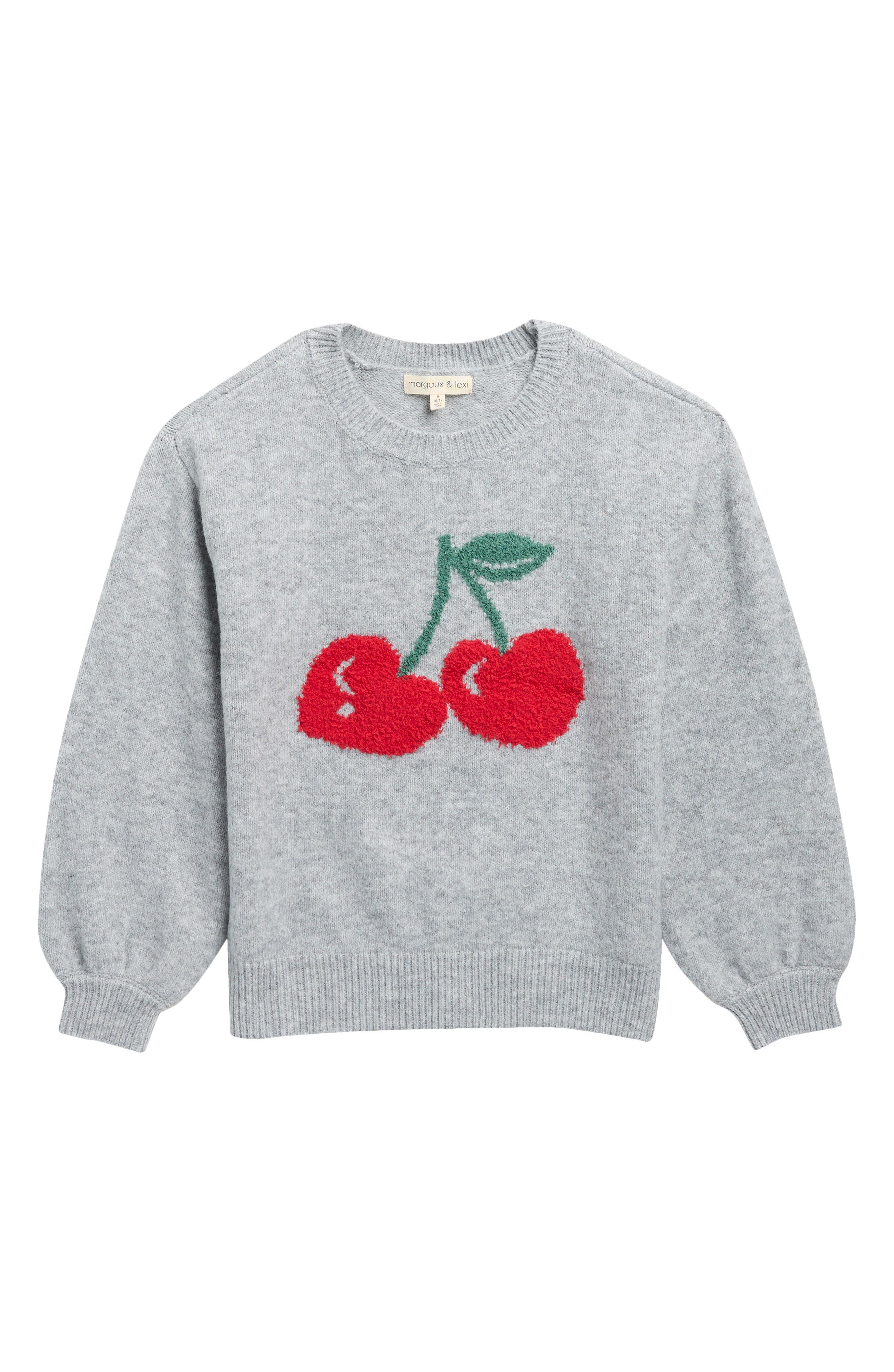 Kids' Cherry Chenille Sweater